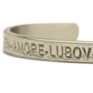 NEW Love Silver Bracelet by Sergio Lub